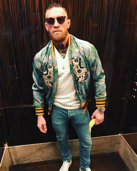 conor mcgregor jacket gucci|Conor McGregor's Gucci Coat Legacy Revealed On Instagram.